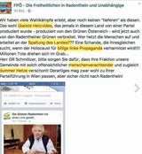 FPÖ-Gruppe nennt Clip von Holocaust-Opfer "Hetze"
