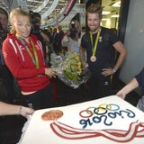 Empfang der Segel-Olympiamannschaft