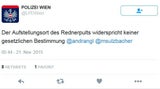 Aufregung um Nazi-Pult bei Deserteursdenkmal