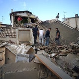 Schwer getroffen wurde die Stadt Amatrice