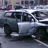 Auto explodiert mitten in Berlin
