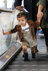 Kim, Kanye & Nori unterwegs