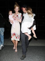 Kidman & Urban: Mit Kids am Flughafen