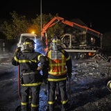 Straßenrandale in Frankreich