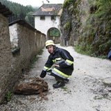 Felssturz auf Burg Hochosterwitz