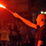 Aufmarsch der Griechen-Nazis