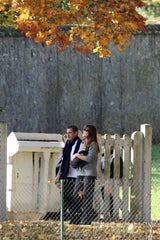 Carla Bruni & Nicolas Sarkozy: Spaziergang mit Baby Giulia