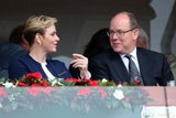 Fürstin Charlène & Albert turteln bei Tennisturnier