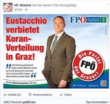 Strache fordert Ende der Koran-Verteilungen