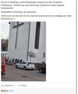 Asylwerber pinkeln an Kirche: Die Wahrheit hinter diesem Foto