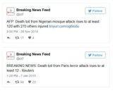Paris-Anschläge auf Twitter vorhergesagt?