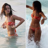 Rihanna: Wilder Badespaß mit ihrem Bruder