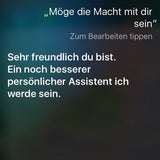 Siri begeistert Star-Wars-Fans
