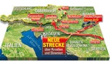 Neue Flüchtlings-Route über Kroatien