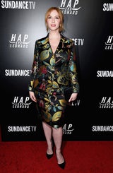 Christina Hendricks im Oma-Look