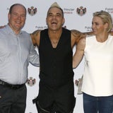 Charlène & Albert feiern mit Robbie Williams