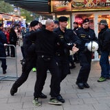 Asyl-Demo in Floridsdorf