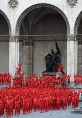 Spencer Tunick Shooting in München