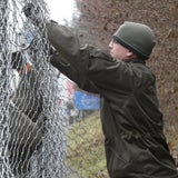 Die ersten Bilder vom Grenz-Zaun in Spielfeld