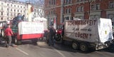 Lautstarke Milchbauern-Demo in Wien