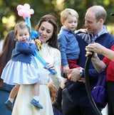 Prinzessin Charlotte und Prinz George auf Kinderparty