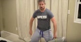 Workout mit Koffer