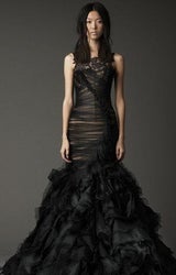 Schwarze Brautkleider von Vera Wang