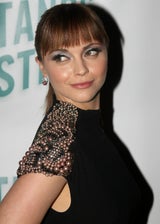 Christina Ricci in schwarz