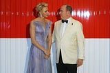 Fürst Albert & Fürstin Charlène am Rotkreuzball