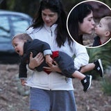 Selma Blair spielt mit ihrem Sohn im Park