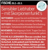 Liebes-Horoskop