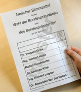 BP-Wahl: Stimmzettel werden gedruckt
