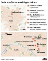 Die Chronologie des Terrors in Paris