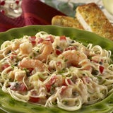 Nudeln mit Shrimps