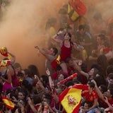 So wild feiert Spanien seine Helden