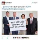 Internet lacht über ÖVP-taferlgate