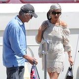 Catherine Zeta-Jones & Michael Douglas in Portofino
