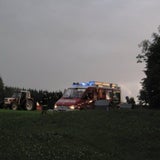 Brand nach Blitzeinschlag