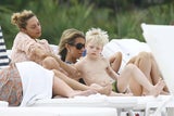 Lilly Becker relaxt mit Sohn Amadeus in Miami