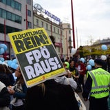 Großdemo für Flüchtlinge in Wien