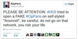 ISIS startet gefälschte Anonymous-Seite