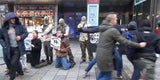 Identitäre empören mit "IS-Enthauptung" in Wien
