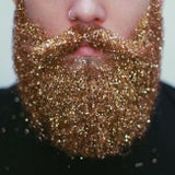 Weihnachtrstrend: Glitzerbärte