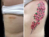 Tattookünstlerin verdeckt Narben von Gewaltopfern