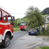 Hier birgt die FF Abtenau Hirschers Audi R8