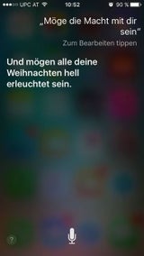 Siri begeistert Star-Wars-Fans