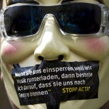 Fotos von den ACTA-Kritikern