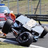 Die Bilder zum Perez-Crash in Ungarn