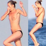 Kate Moss: Oben ohne auf Yacht