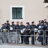 Demonstration am Brenner